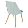 Стулья на металлокаркасе Morgan голубой фото 3 — New Style of Furniture