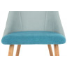 Стулья на металлокаркасе Morgan голубой фото 7 — New Style of Furniture