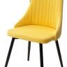 Стулья для кухни Стул Руссо Premier 16 Желтый, велюр / черный каркас M-City фото 3 — New Style of Furniture