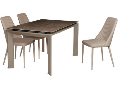 Керамический стол LARS-140 латте  — New Style of Furniture