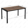 Деревянные столы Центавр дуб велингтон / черный матовый фото 2 — New Style of Furniture