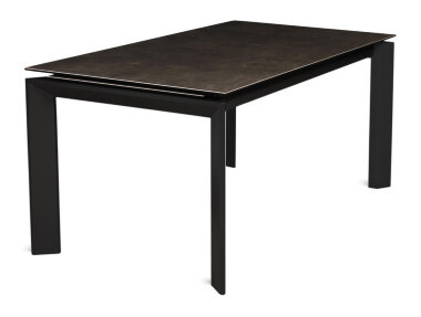 Керамический стол LARS-140 керамика антрацит / антрацит — New Style of Furniture