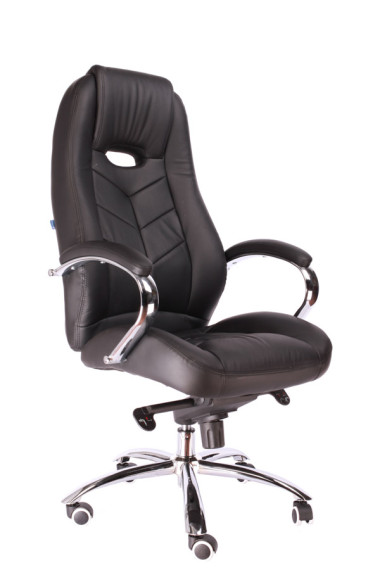 Everprof Drift M экокожа черный кресло руководителя — New Style of Furniture