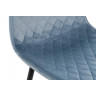 Стулья на металлокаркасе Capri голубой фото 5 — New Style of Furniture