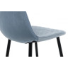 Стулья на металлокаркасе Capri голубой фото 7 — New Style of Furniture