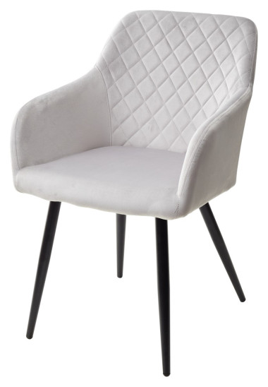 Стул BRANDY BLUVEL-03 светло-серый/ черный каркас, М-City — New Style of Furniture