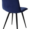 Стулья для кухни Стул CHILLI-Q темно-синий #H60, велюр / черный каркас, 4 шт./1 к, М-City фото 3 — New Style of Furniture