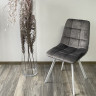 Стулья для кухни Стул CHILLI SQUARE PK6015-02 (VBP202) античный темно-серый, велюр М-City фото 1 — New Style of Furniture