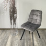 Стулья для кухни Стул CHILLI SQUARE PK6015-02 (VBP202) античный темно-серый, велюр М-City фото 2 — New Style of Furniture