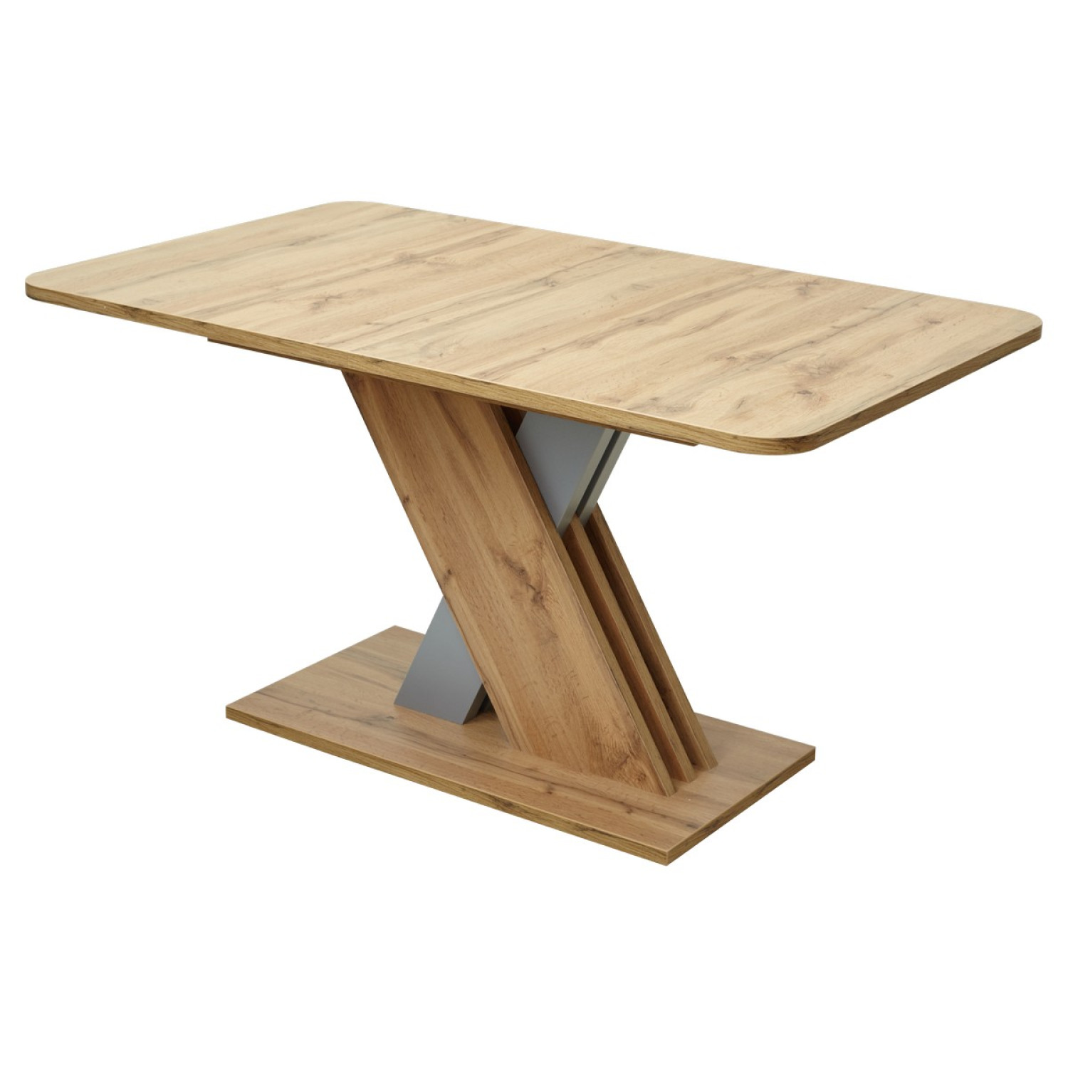 Ламинированные столы Стол EXEL 140 Дуб Вотан/ Алюминий М-City фото 1 — New Style of Furniture