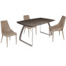 Обеденные столы LORENZO- LT керамика латте / латте фото 2 — New Style of Furniture