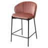 Барные стулья Полубарный стул WENDY BLUVEL-52 PINK (H=65cm), велюр М-City фото 1 — New Style of Furniture