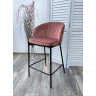 Барные стулья Полубарный стул WENDY BLUVEL-52 PINK (H=65cm), велюр М-City фото 2 — New Style of Furniture