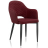Стулья на металлокаркасе Vener wine red фото 1 — New Style of Furniture