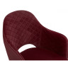 Стулья на металлокаркасе Vener wine red фото 3 — New Style of Furniture