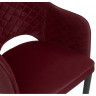 Стулья на металлокаркасе Vener wine red фото 5 — New Style of Furniture