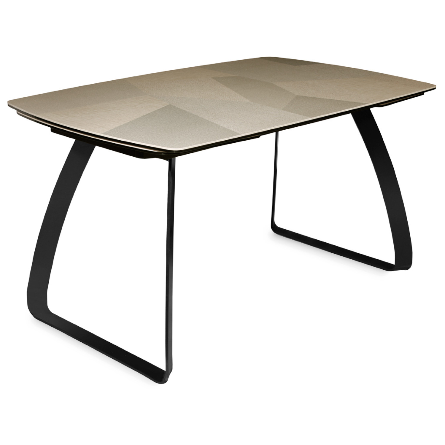 Обеденные столы LORENZO- PK печворк / чёрный фото 1 — New Style of Furniture