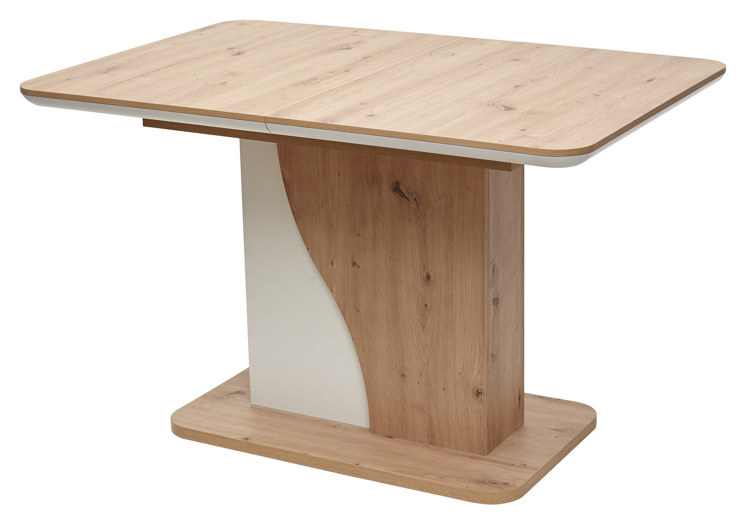 Ламинированные столы Стол SIRIUS Дуб Артисан/ Белый 120 М-City фото 1 — New Style of Furniture