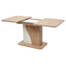 Ламинированные столы Стол SIRIUS Дуб Артисан/ Белый 120 М-City фото 3 — New Style of Furniture