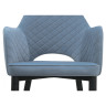 Стулья на металлокаркасе Vener light blue фото 5 — New Style of Furniture