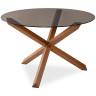 Обеденные столы CROSS коричневый / дуб фото 2 — New Style of Furniture
