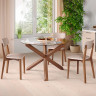 Обеденные столы CROSS коричневый / дуб фото 1 — New Style of Furniture