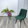 Стулья для кухни Стул CHILLI-Q зеленый #19, велюр / черный каркас М-City фото 2 — New Style of Furniture