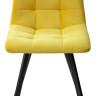 Стулья для кухни Стул CHILLI-Q SQUARE желтый #H19, велюр / черный каркас, 4 шт./1 к, М-City фото 5 — New Style of Furniture
