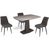 Обеденные столы COLOMBO серый / антрацит фото 2 — New Style of Furniture
