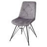 Металлические стулья Стул MARBELLA PK6015-02 (VBP202) античный темно-серый, велюр М-City фото 1 — New Style of Furniture