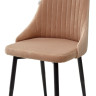 Металлические стулья Стул Руссо Бежевый Catalana #C3, велюр / черный каркас M-City БЕЗ НДС фото 1 — New Style of Furniture