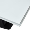 Обеденные столы Стол Ниагара 140 Белый, стекло / черный каркас М-City фото 3 — New Style of Furniture
