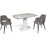 Обеденные столы COLOMBO белый / белый матовый фото 2 — New Style of Furniture