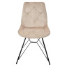 Металлические стулья Стул MARBELLA PK6015-10 (VBP210) античный бежевый, велюр М-City фото 4 — New Style of Furniture
