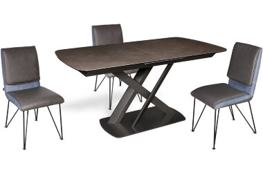 Керамический стол OSCAR латте / антрацит  — New Style of Furniture