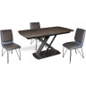Обеденные столы OSCAR латте / антрацит  фото 2 — New Style of Furniture