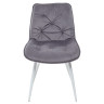 Металлические стулья Стул MONACO UF910-05 DARK GREY, велюр/белый каркас M-City фото 5 — New Style of Furniture