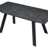 Керамические столы Стол Морис 140 Темно-серый мрамор матовый, керамика / черный каркас М-City фото 4 — New Style of Furniture