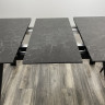 Керамические столы Стол Морис 140 Темно-серый мрамор матовый, керамика / черный каркас М-City фото 10 — New Style of Furniture