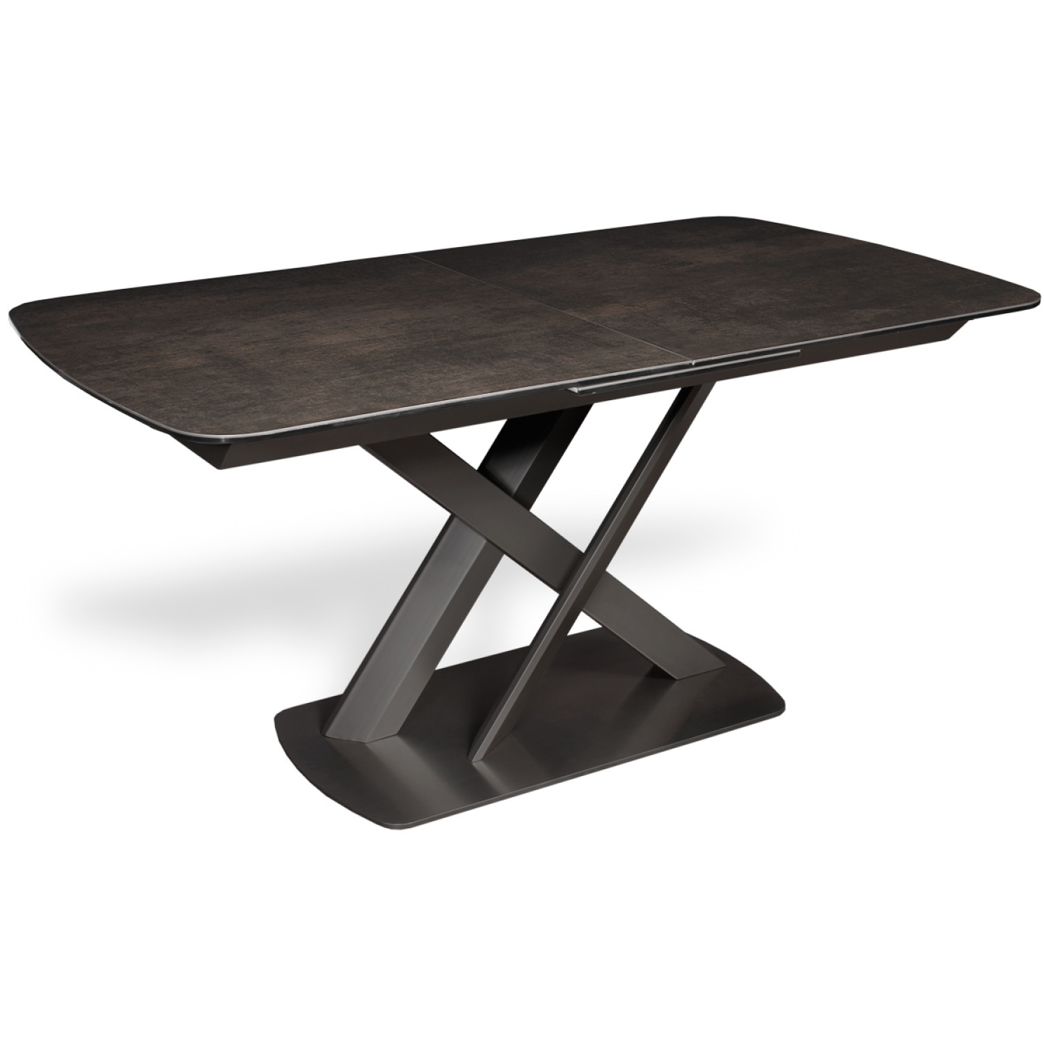 Обеденные столы OSCAR чёрный янтарь / антрацит фото 1 — New Style of Furniture