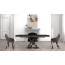 Обеденные столы OSCAR чёрный янтарь / антрацит фото 2 — New Style of Furniture