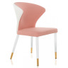 Стулья на металлокаркасе Darcy white / pink фото 1 — New Style of Furniture
