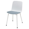 Пластиковые стулья Стул SLEEK F10FA WHITE - BLUE М-City фото 1 — New Style of Furniture
