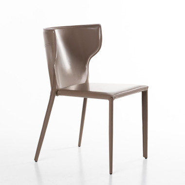 Стул Austin, кожа серый — New Style of Furniture