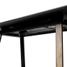 Стеклянные столы Стол Франк 160 Графит, стекло / Дуб Галифакс, черный М-City фото 5 — New Style of Furniture