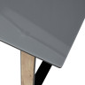 Стеклянные столы Стол Франк 160 Графит, стекло / Дуб Галифакс, черный М-City фото 7 — New Style of Furniture