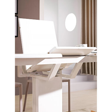 Стеклянный стол B2332-1 белый — New Style of Furniture