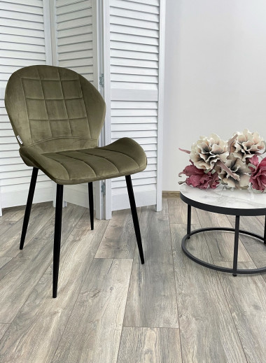 Стул FLOWER BLUVEL-77 ASH GREEN, велюр М-City — New Style of Furniture