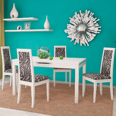 Белый стол Барон 2М белый — New Style of Furniture