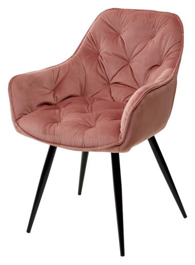Стул HOLLA BLUVEL-52 PINK, велюр M-City — New Style of Furniture